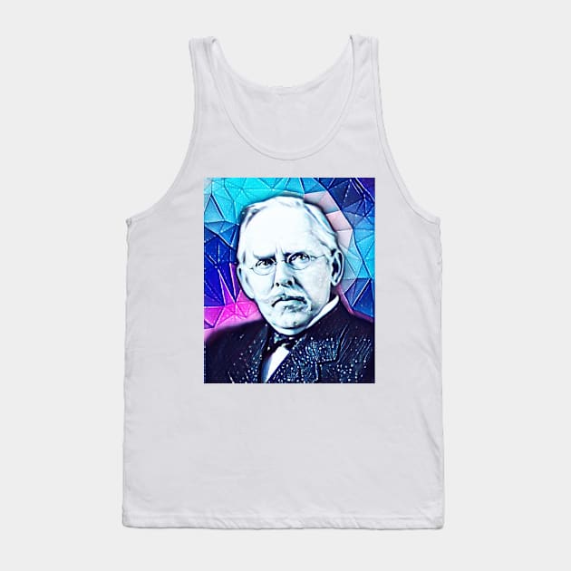 Jacob Riis Snowy Portrait | Jacob Riis artwork 5 Tank Top by JustLit